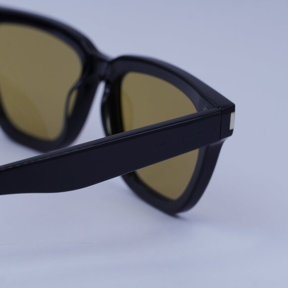 Saint Laurent SL462SULPICE 009 Sunglasses Black Cat Eye Frame, Yellow Lenses - Picture 13 of 13